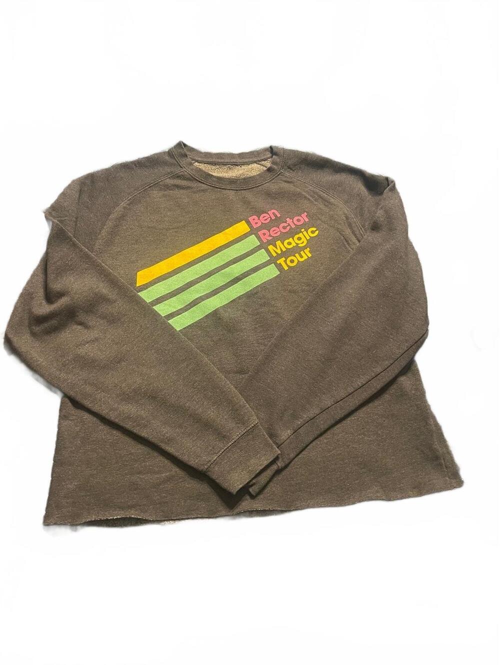 2018 Ben Rector Magic Tour Black Crewneck Sweatshirt
